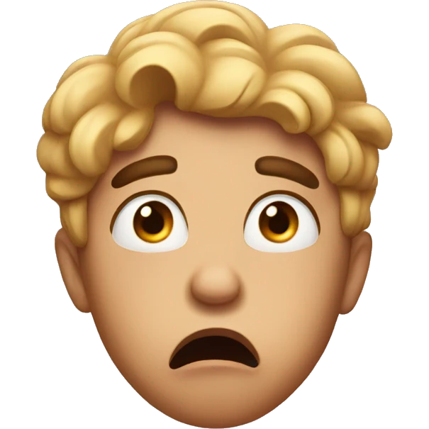shocked because of love emoji