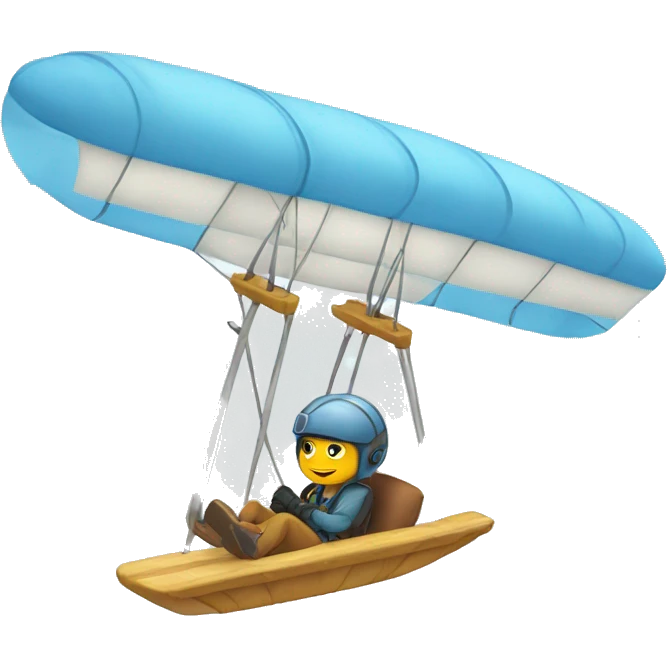 Sky glider  emoji