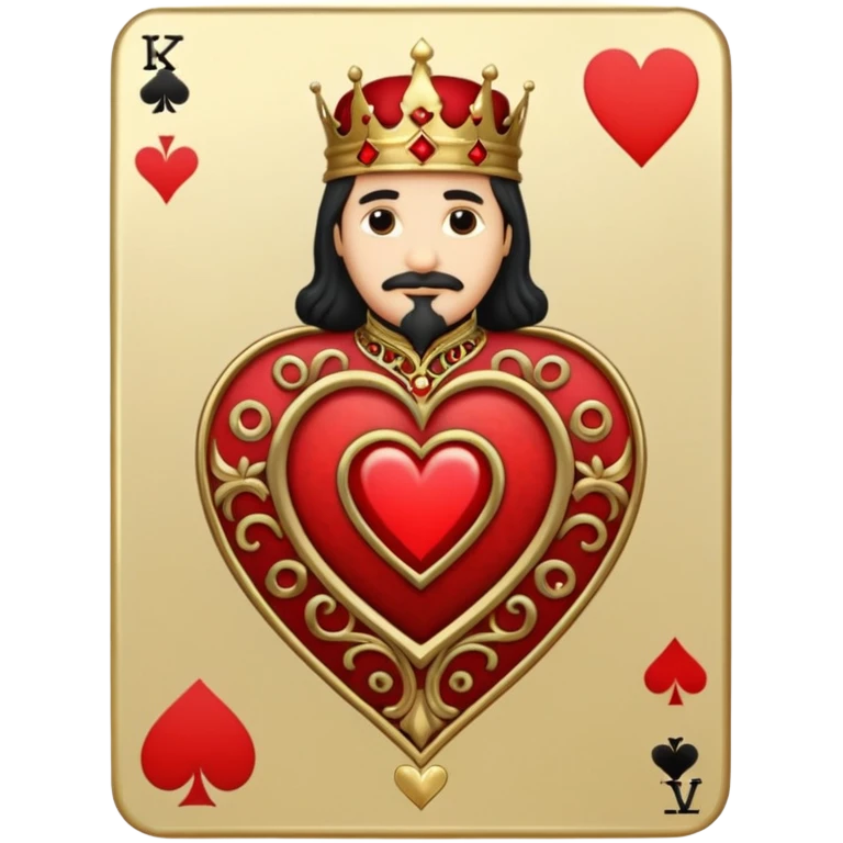 King in hearts emoji