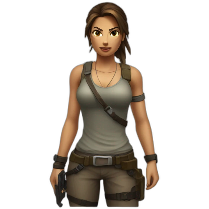 lara croft emoji