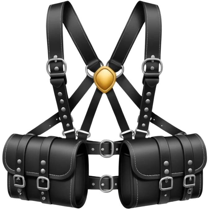 leather chest harness emoji