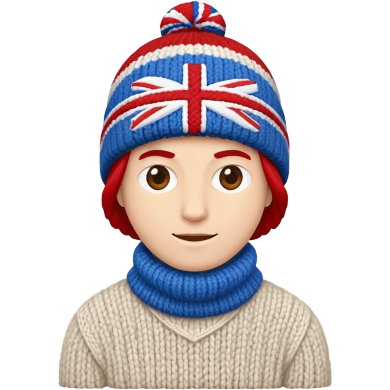 british beanie emoji