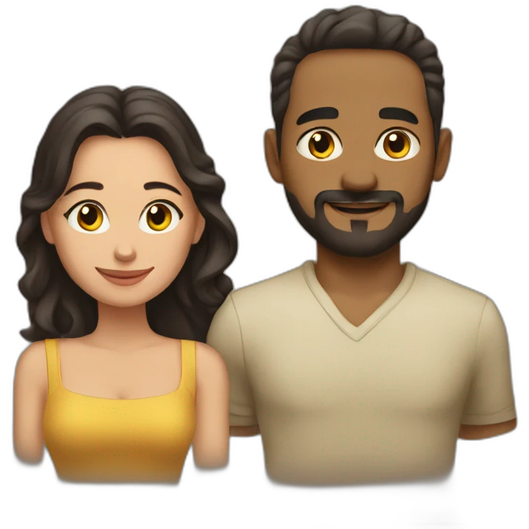 Andrés & Isabel love emoji
