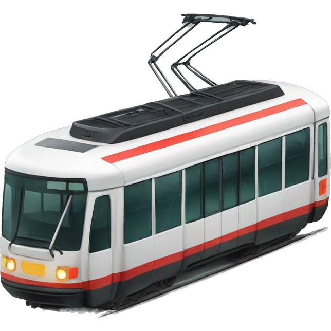 Public transport tram emoji
