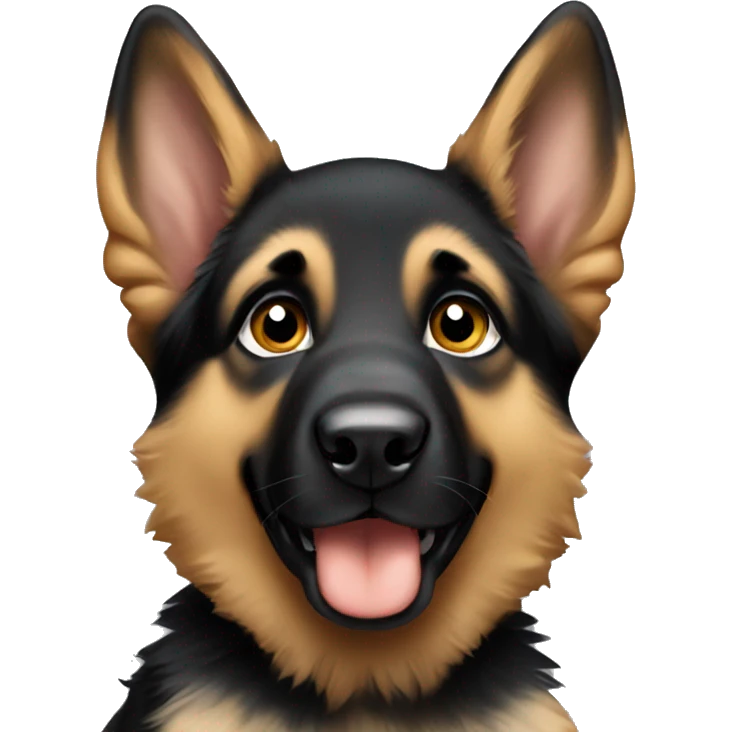 German shepherd puppy emoji