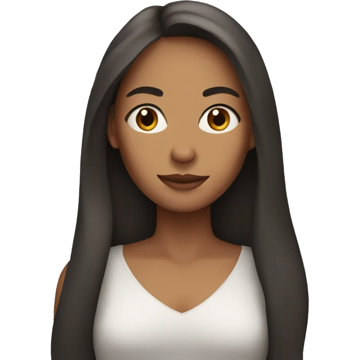 woman with long hair emoji