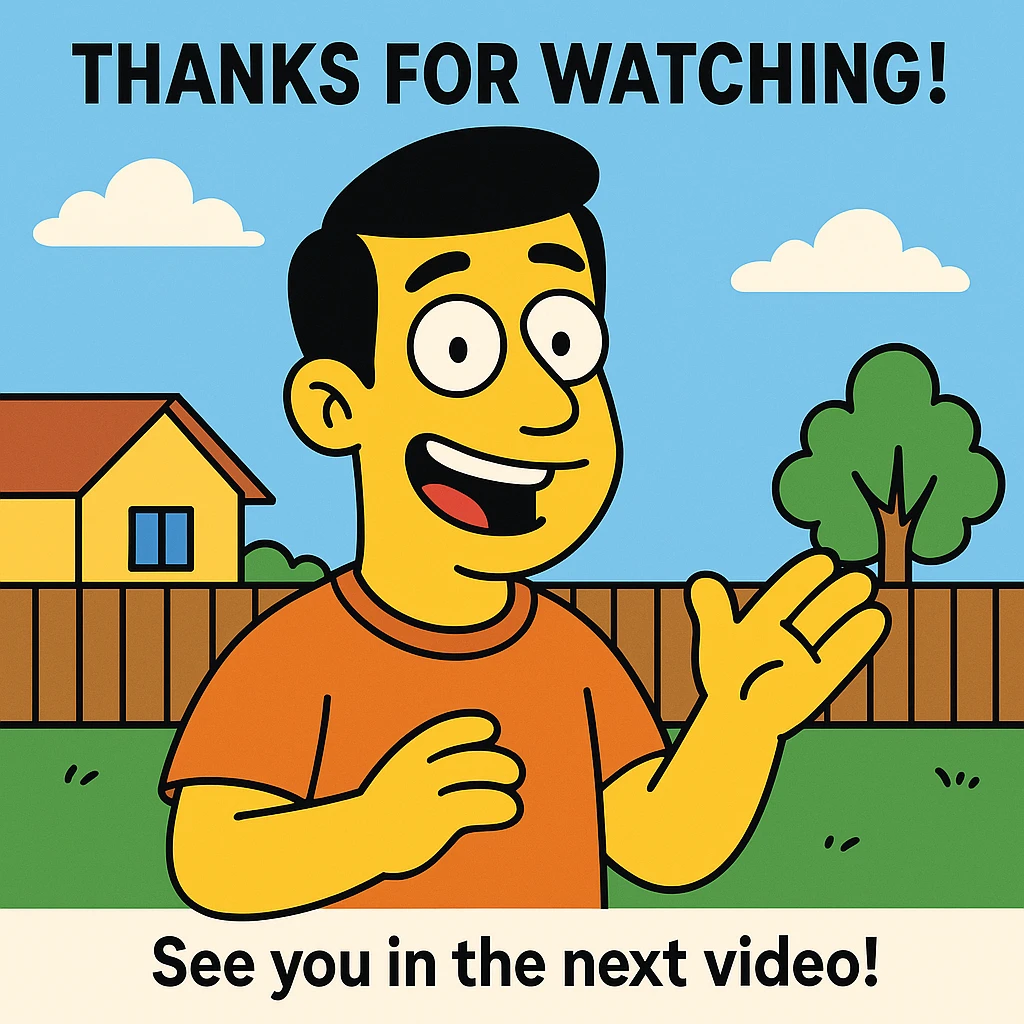 Thanks for watching! I hope you learned some new words today. If you enjoyed this video, don’t forget to like, subscribe, and share it with a friend who’s learning English too. Keep practicing a little every day — your English will get better and better! See you in the next video! Male on picture emoji