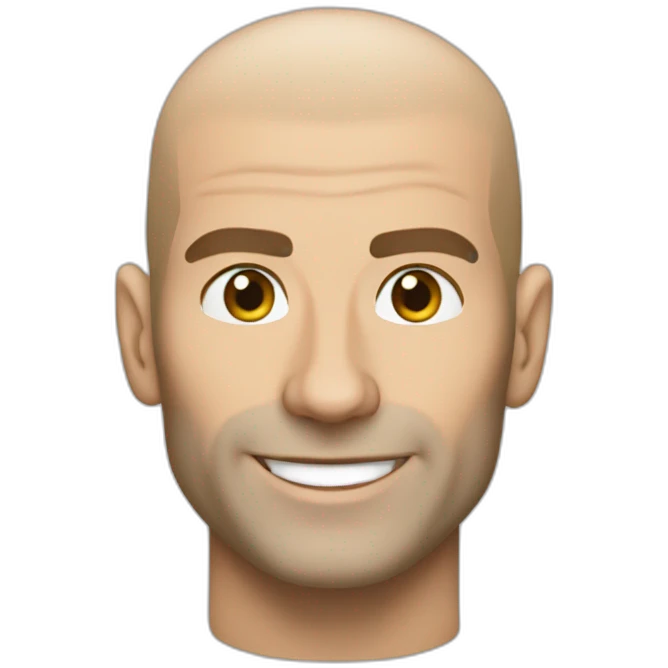 Zidane réalistic emoji