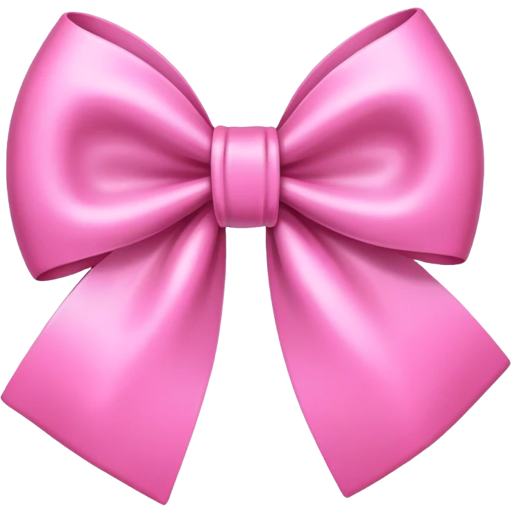 Pink bow emoji