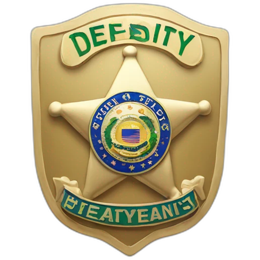 Deputy badge emoji