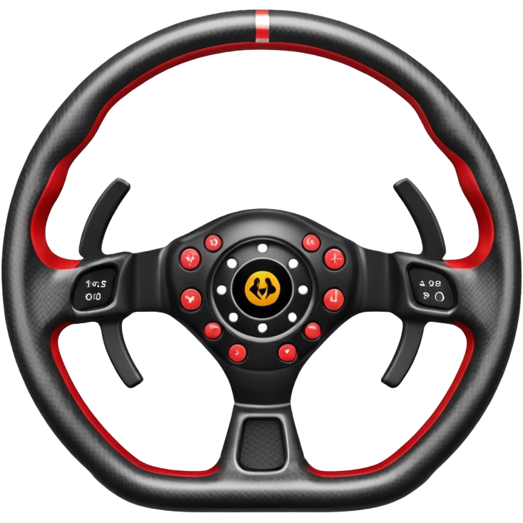 F1 steering wheel emoji