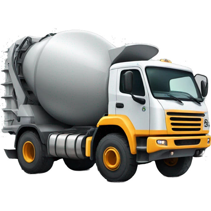 concrete-mixer truck emoji