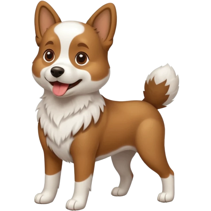 full body view dog emoji
