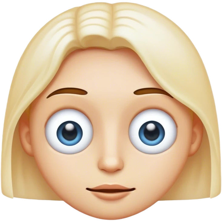Emoji bleaching their eyes emoji