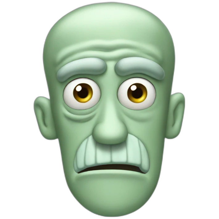 Squidward Squarepants emoji