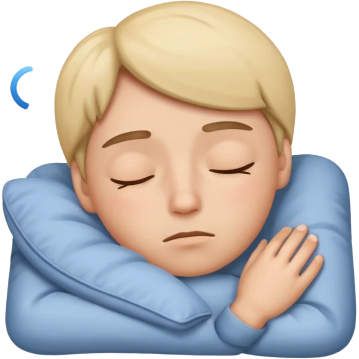 Sleepy emoji