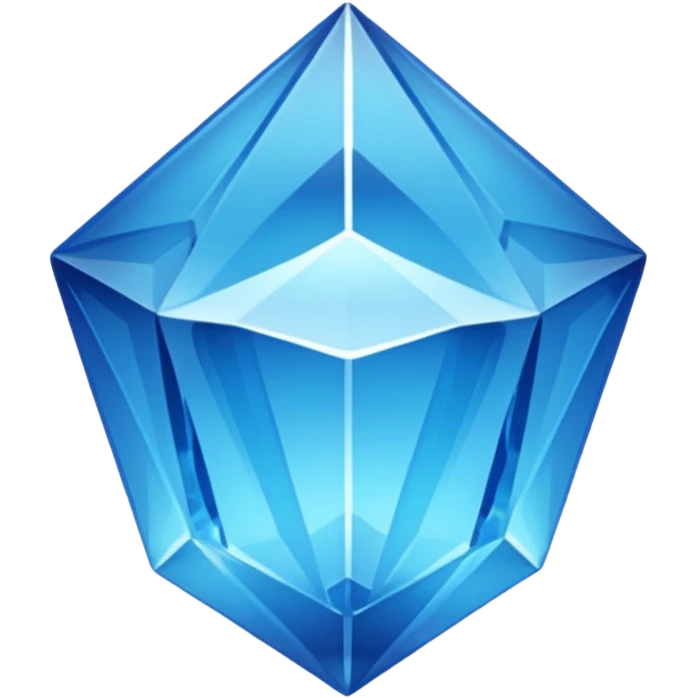 Blue crystal emoji