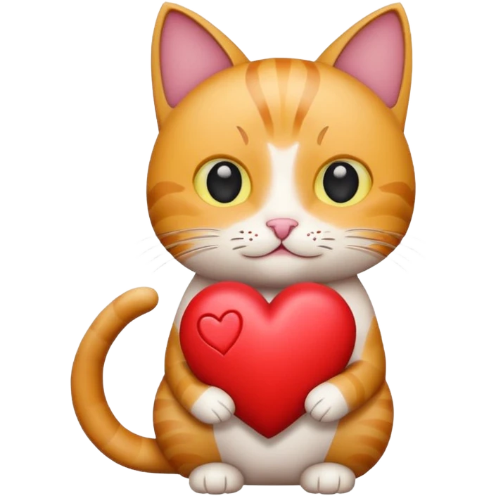 cat and heart emoji