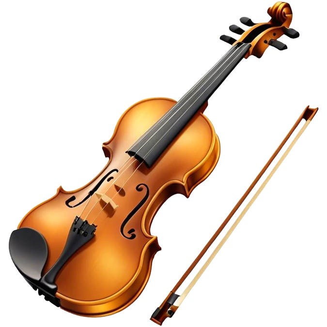 Cinematic Realistic Violin, rich polished wood with delicate curves, strings stretching tautly, fine dust particles catching the golden stage light, glowing with an elegant and timeless charm. emoji