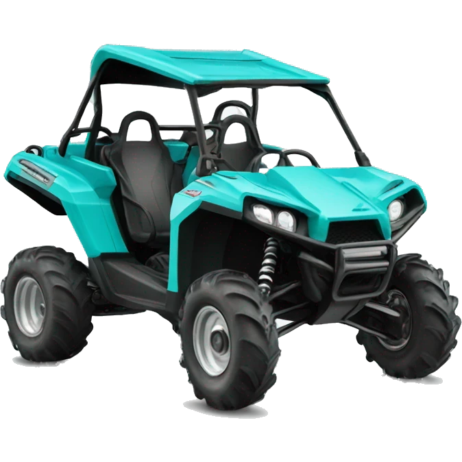 Polaris turquoise buggy atv emoji