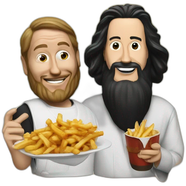 Poutine and ben laden emoji