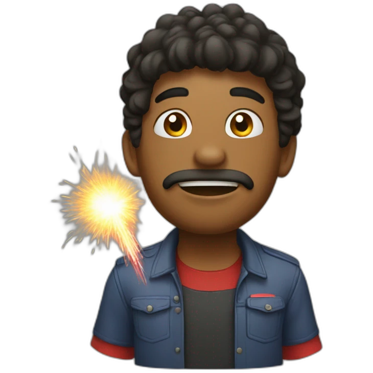 e firecracker emoji
