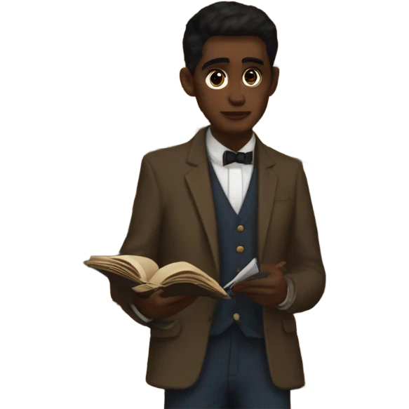 Dark academia emoji