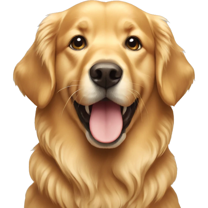 golden retriever  emoji