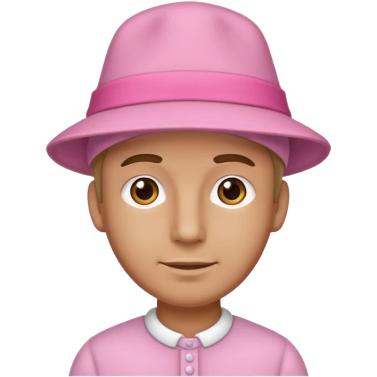 pink hatt and dress  man  emoji