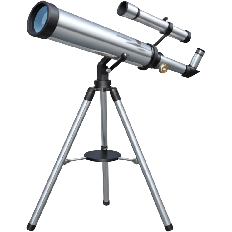 A Newtonian telescope aimed 90 degrees emoji