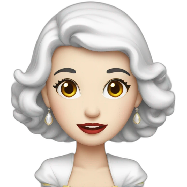Snow white emoji