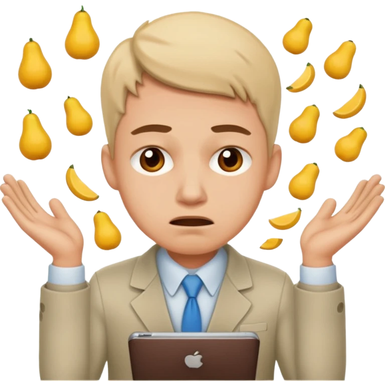 overwhelmed trader emoji