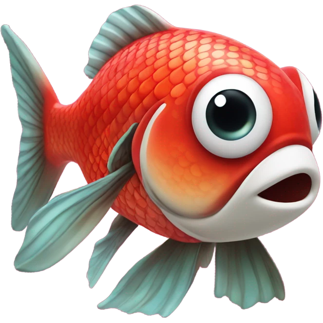 red toy fish emoji
