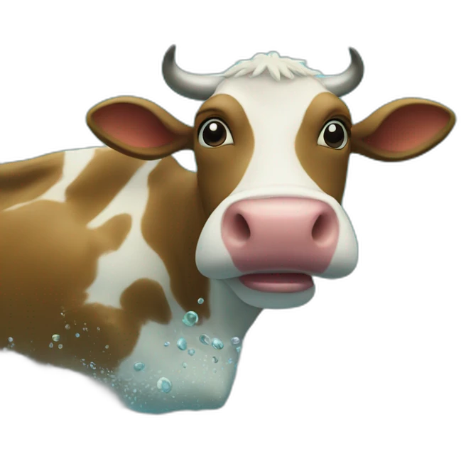 cow scouba diving emoji