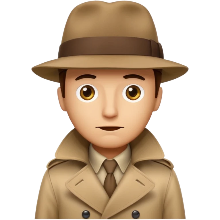 spam can wearing a fedora and trench coat, looking sneaky emoji