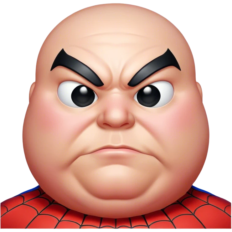 Fat spider-man emoji