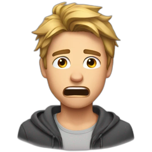 Brad pit crying emoji