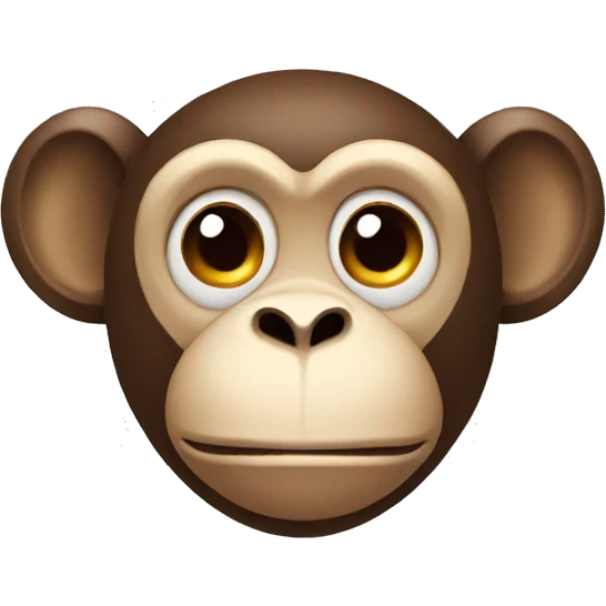 monkey with ball emoji