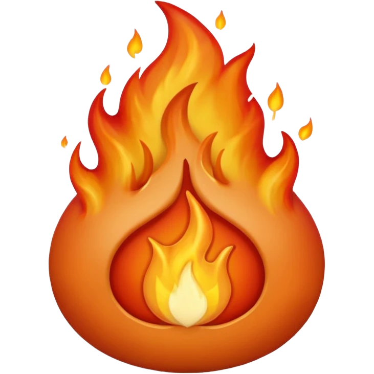 A male nipple with a flame on top emoji
