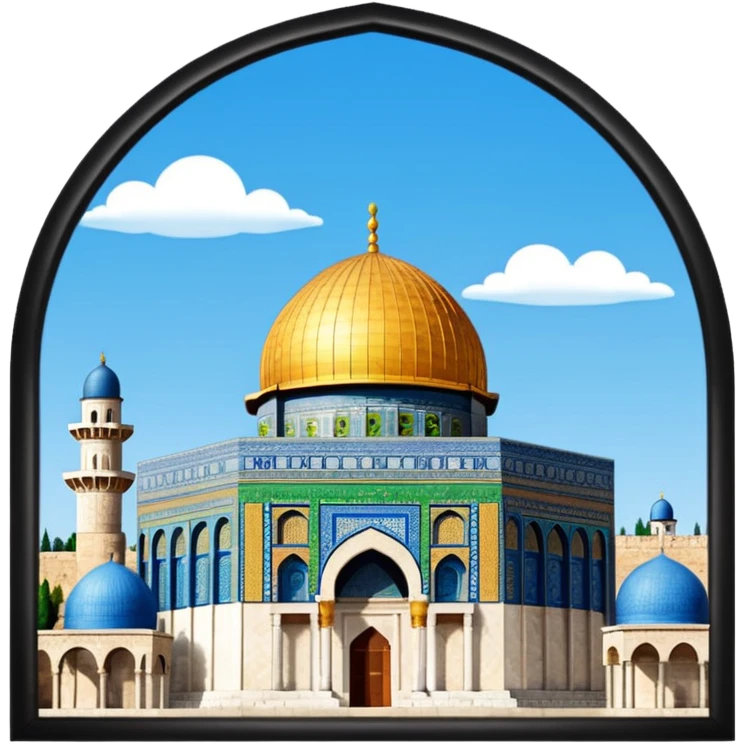 Dome of the rock, Palestine emoji