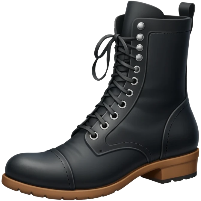 black boot emoji