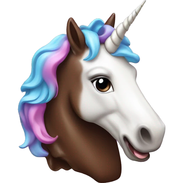 unicorn eating chocolate  emoji