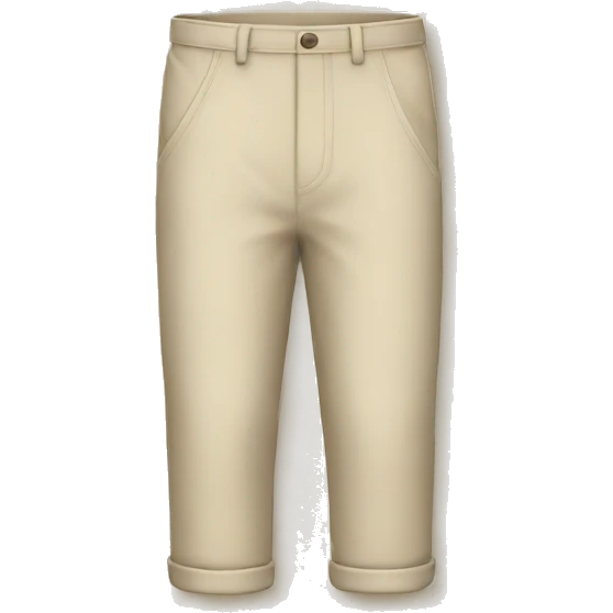 pants beige emoji