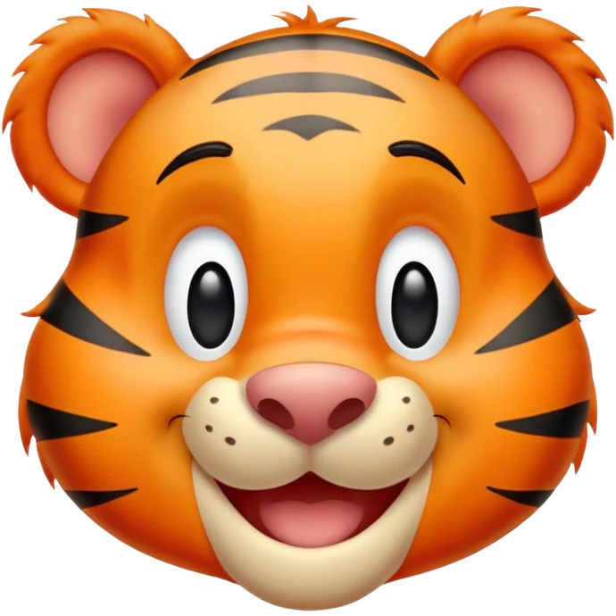 classic Tigger from Winnie the Pooh, cheerful and energetic emoji