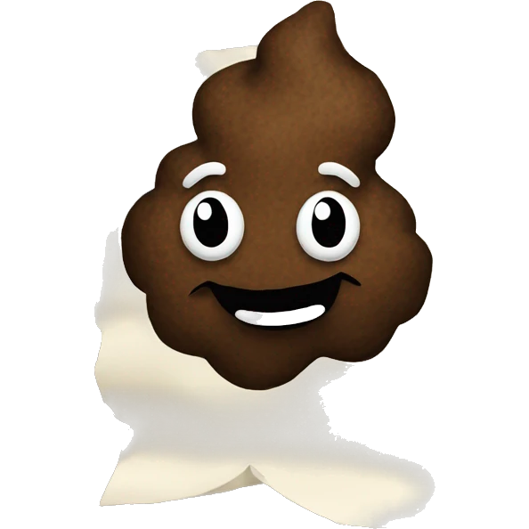poo paper emoji