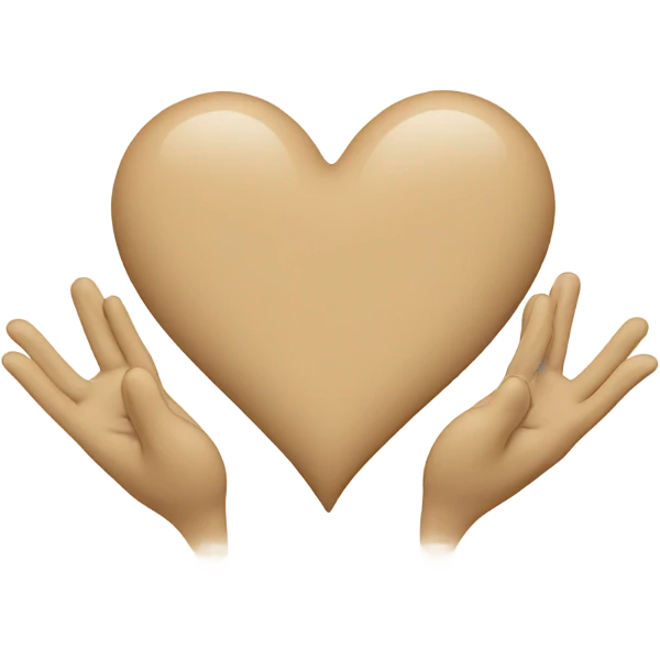 💞 this emoji but beige  emoji