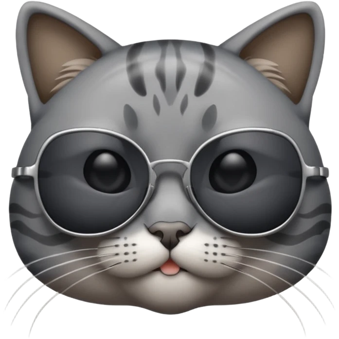 Cat wearing sunglasses emoji