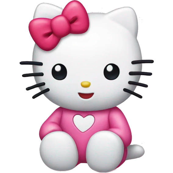 hello kitty love emoji