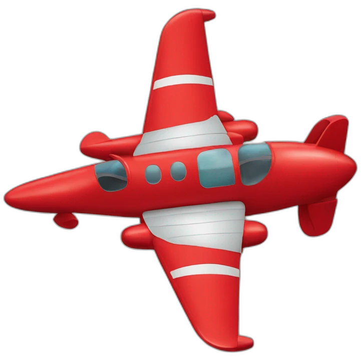 red airplane emoji