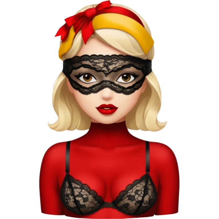 Spanking sexy lady blindfolded ass emoji